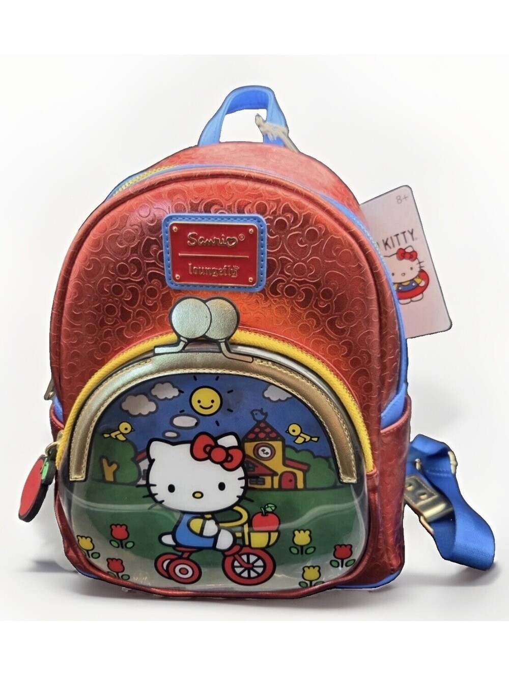 Loungefly Sanrio Hello Kitty 50th Anniversary Backpack & Pencil Case Set BNIP